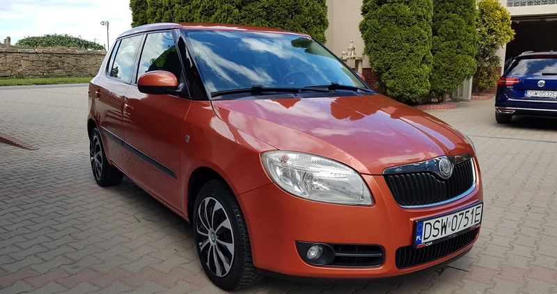 Skoda Fabia cena 15900 przebieg: 125000, rok produkcji 2007 z Strzegom małe 742